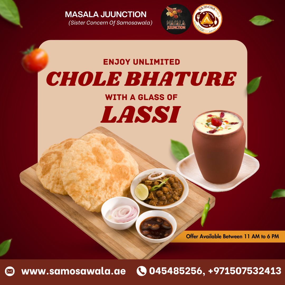 Best Chole Bhature near Al Karama, Dubai!